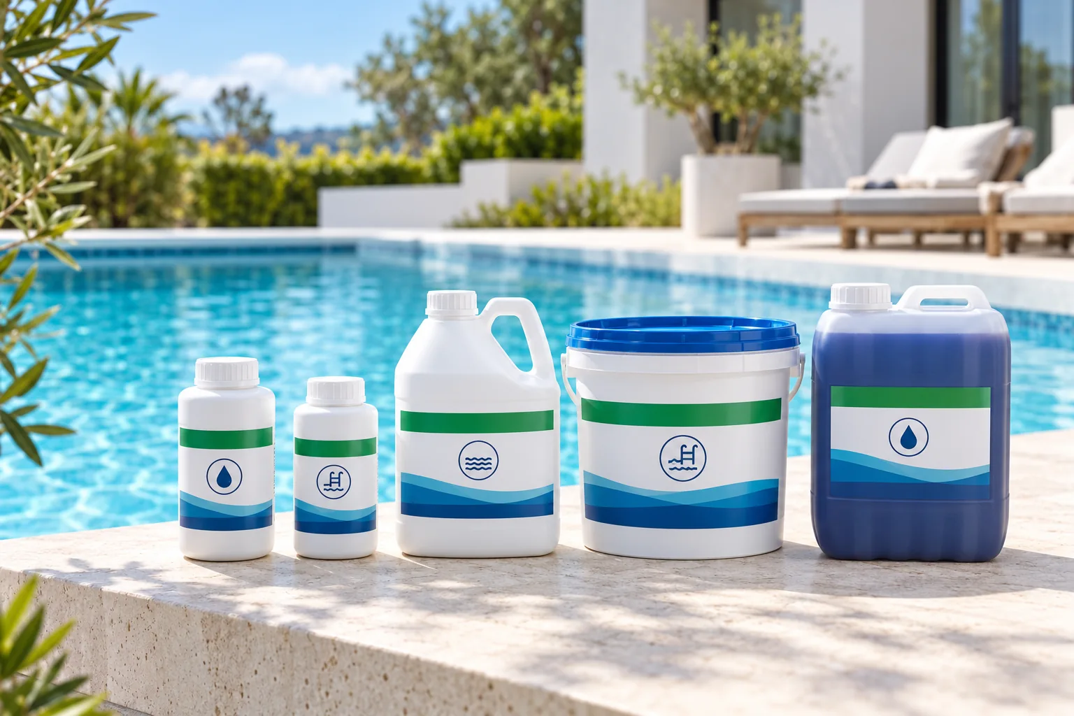 Productos químicos para el cuidado del agua