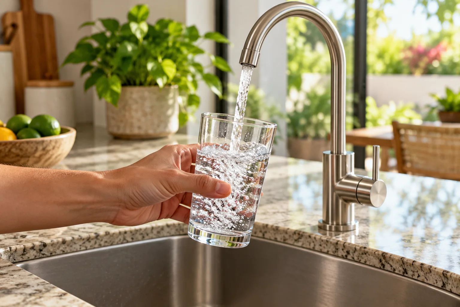 Agua limpia para disfrutar en casa